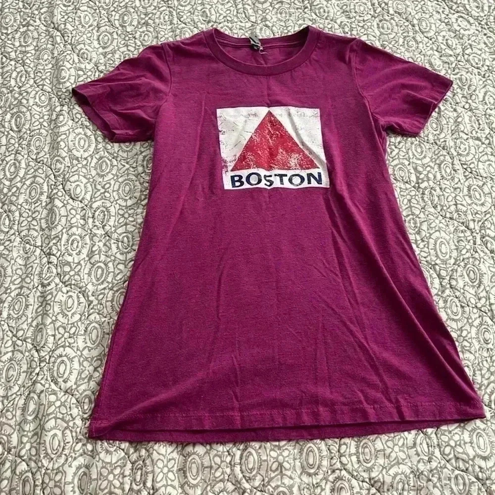 City sports purple short sleeved Boston Citgo T-shirt